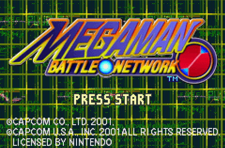 Mega Man Battle Network Title Screen